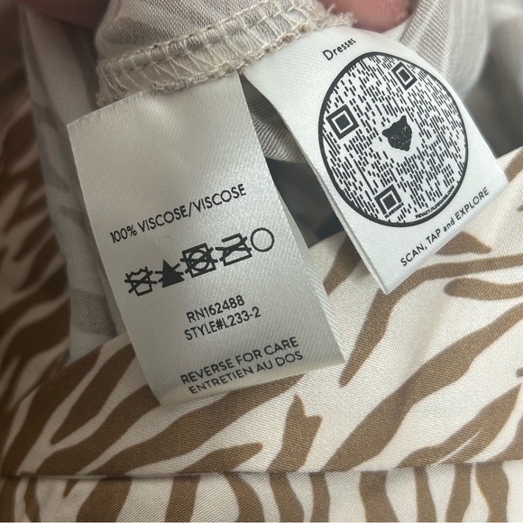 LITA By Ciara Utility Belted Romper in Neutral Tiger Print NWT - Picture 13 of 16